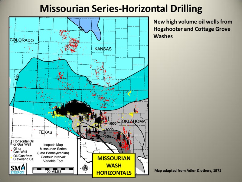 The Anadarko Basin: Oil and Gas Exploration Past – SM Energy Company – slide 48