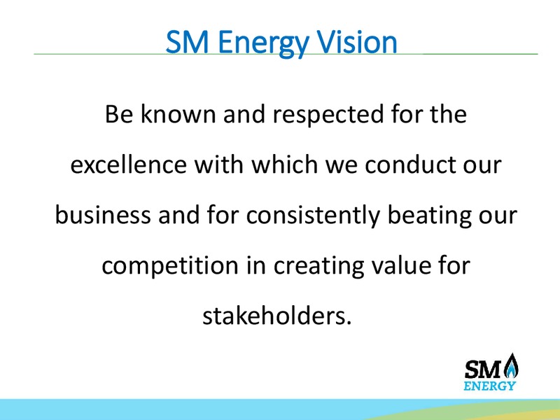Annual Meeting May 2016 – SM Energy Company – slide 13