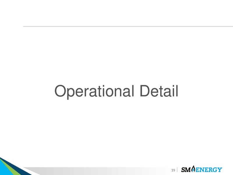 June 2018 Investor Presentation – SM Energy Company – slide 18
