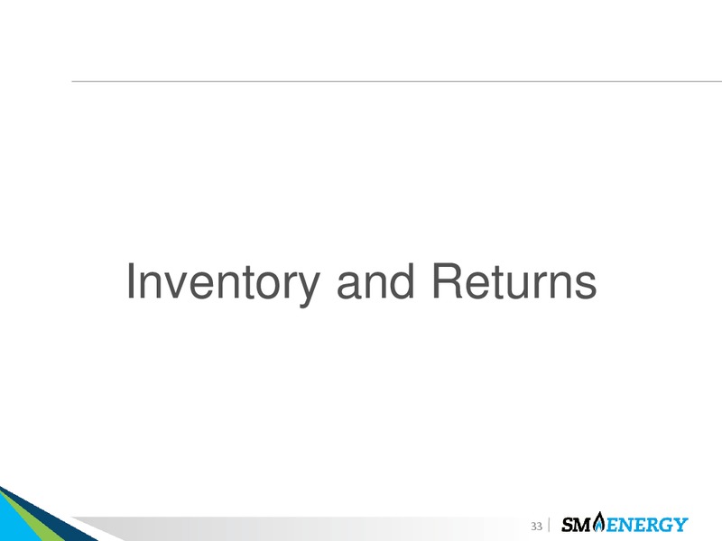 June 2018 Investor Presentation – SM Energy Company – slide 32