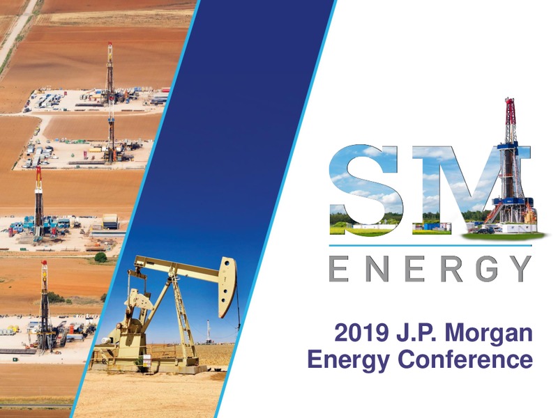 JP Morgan Energy Conference – SM Energy Company – slide 1
