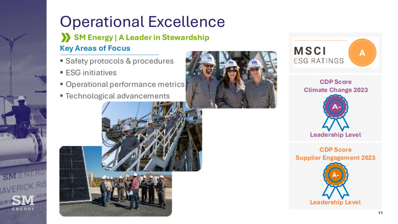 2Q Earnings Presentation – SM Energy Company – slide 11