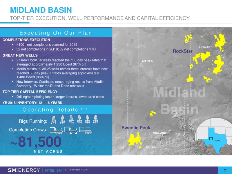 EnerCom Oil and Gas Conference – SM Energy Company – slide 6