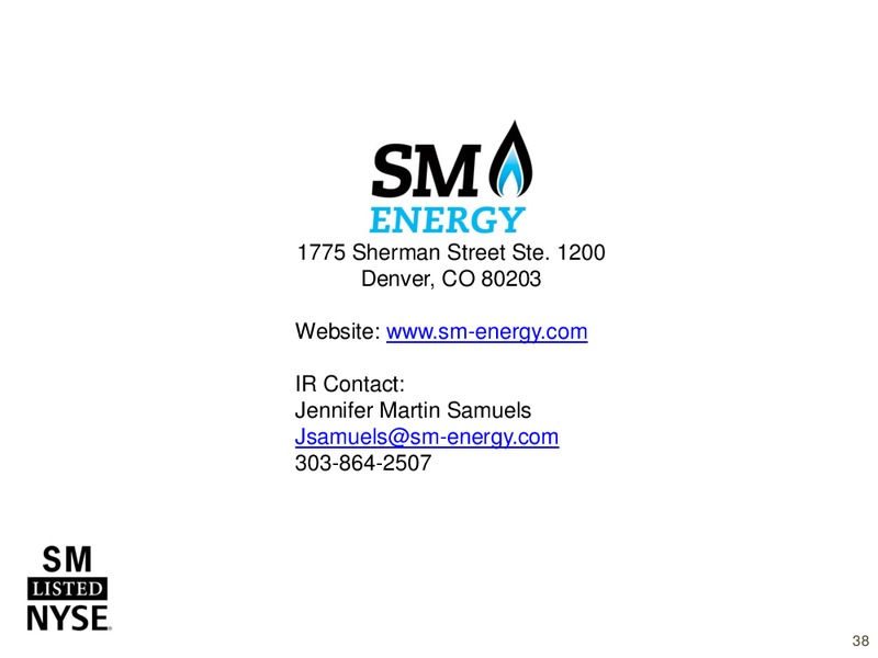 Enercom The Oil and Gas Conference – SM Energy Company – slide 37