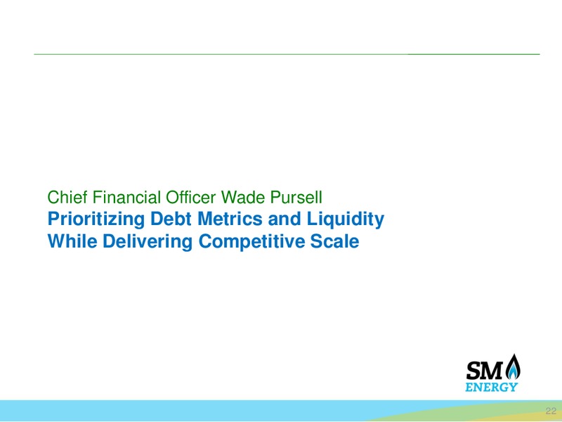 October 2016 Investor Presentation – SM Energy Company – slide 21