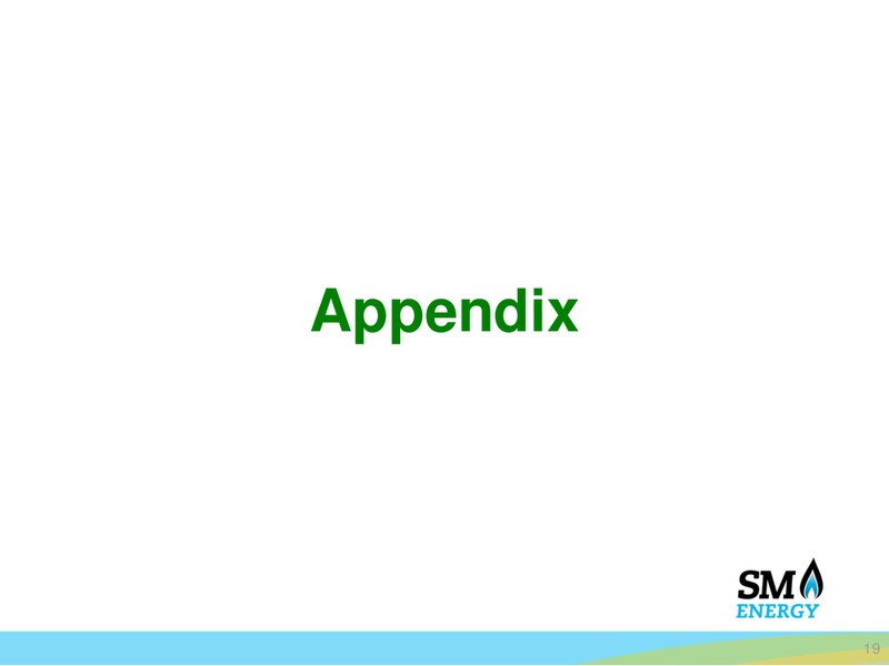 Q3 2016 Earnings Call – SM Energy Company – slide 18