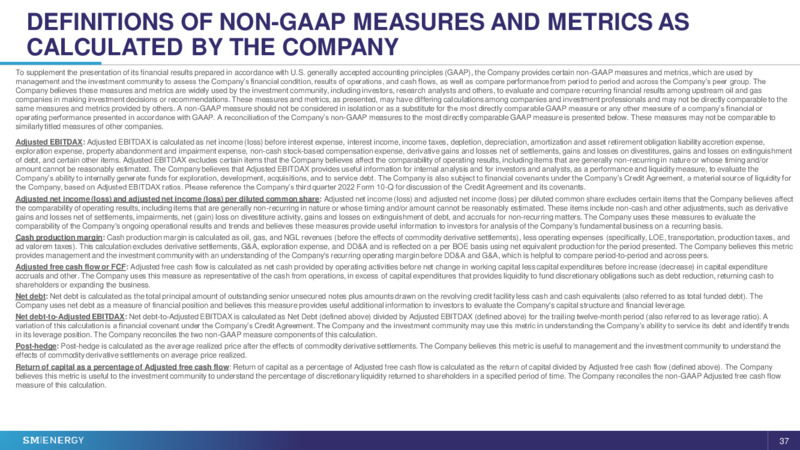 BOA Energy Credit Conference – SM Energy Company – slide 36