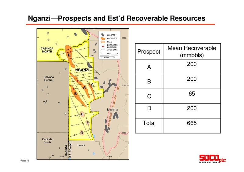 MACQUARIE OIL & GAS EXPLORERS CONFERENCE – Soco International Plc – slide 15