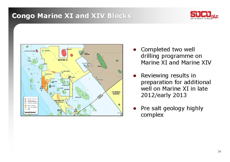2011 ANNUAL RESULTS PRESENTATION – Soco International Plc – slide 36
