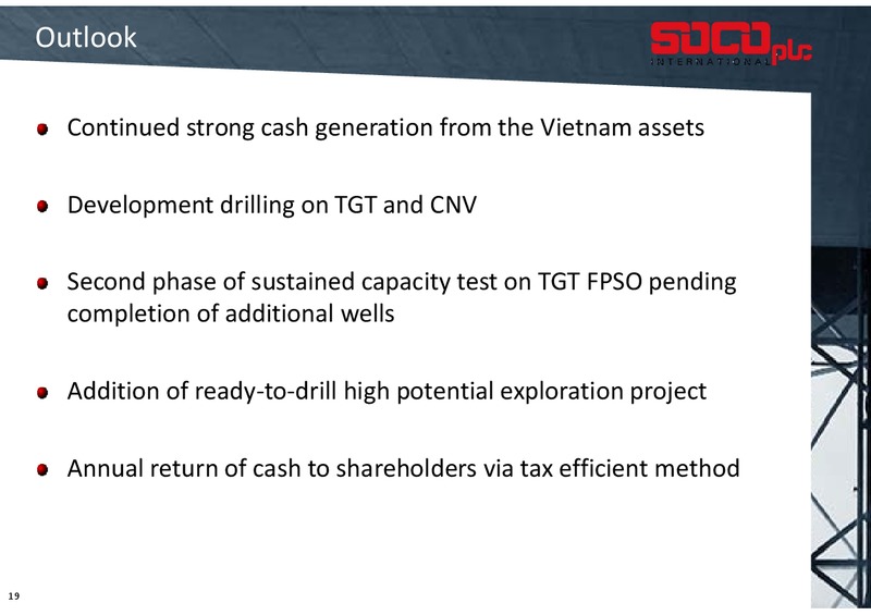 AGM – Soco International Plc – slide 18