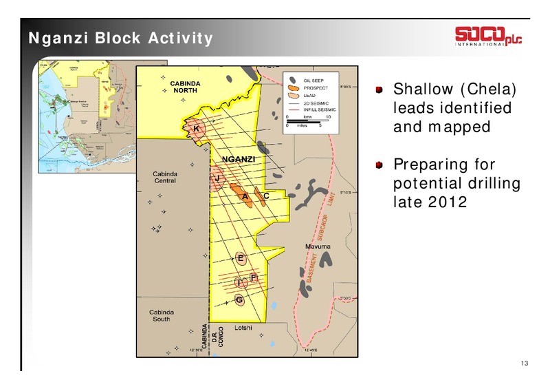 DECEMBER 2012 ANNUAL GENERAL MEETING – Soco International Plc – slide 13