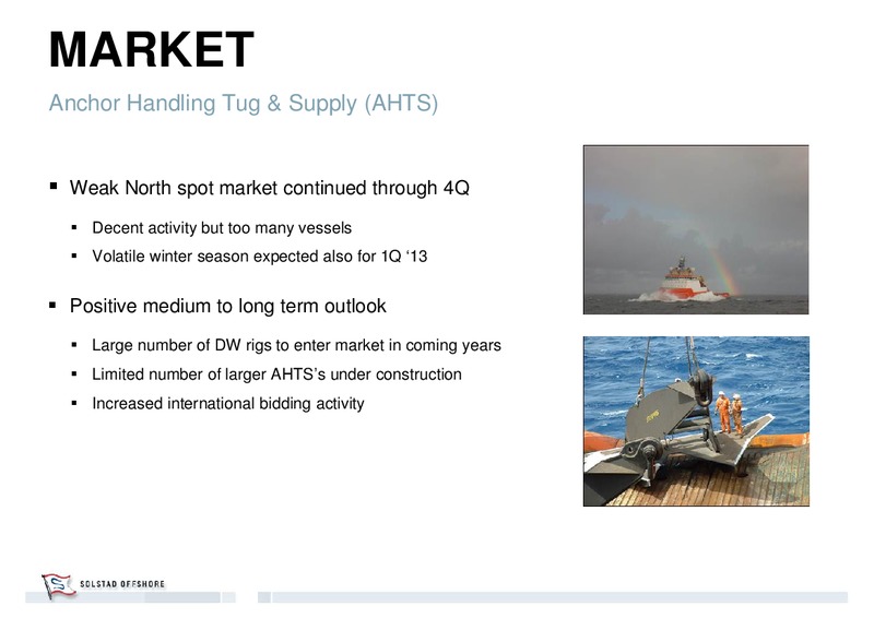 Q4 2012 EARNINGS CALL – Solstad Offshore Asa – slide 17
