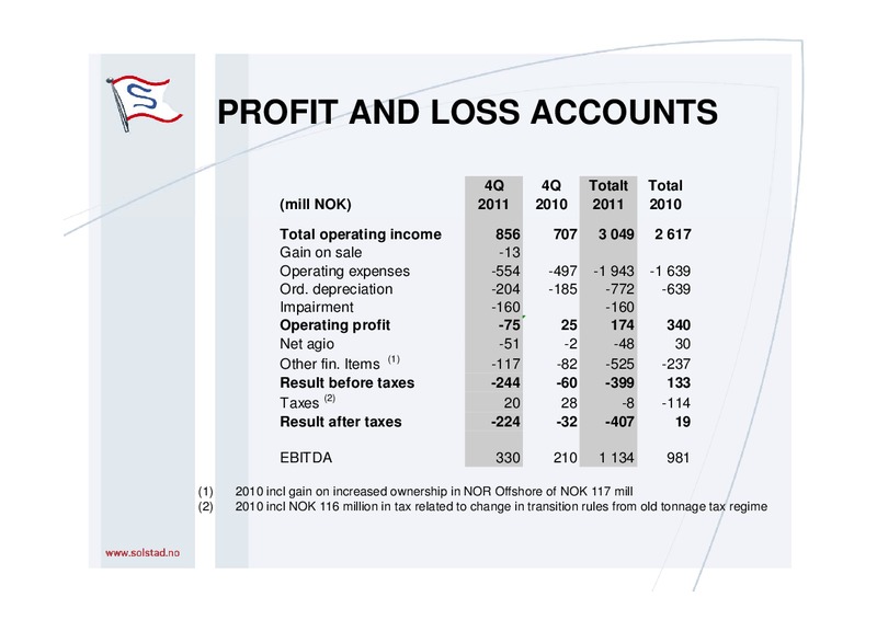 FEBRUARY 2012 CORPORATE PRESENTATION – Solstad Offshore Asa – slide 7