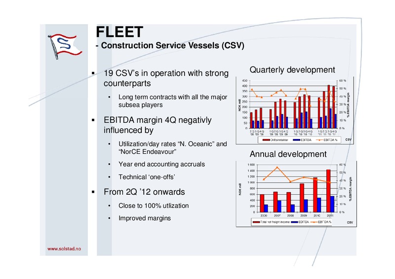 FEBRUARY 2012 CORPORATE PRESENTATION – Solstad Offshore Asa – slide 13