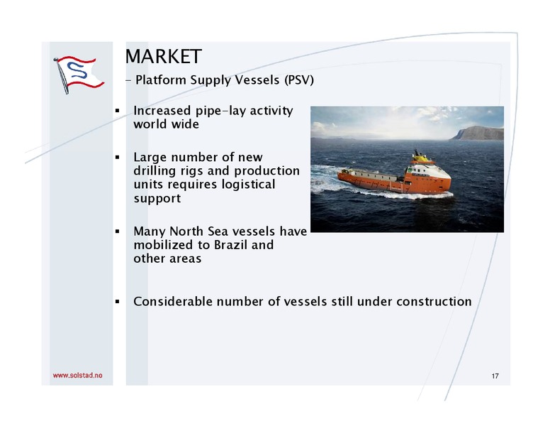 MARCH 2011 CORPORATE PRESENTATION – Solstad Offshore Asa – slide 17