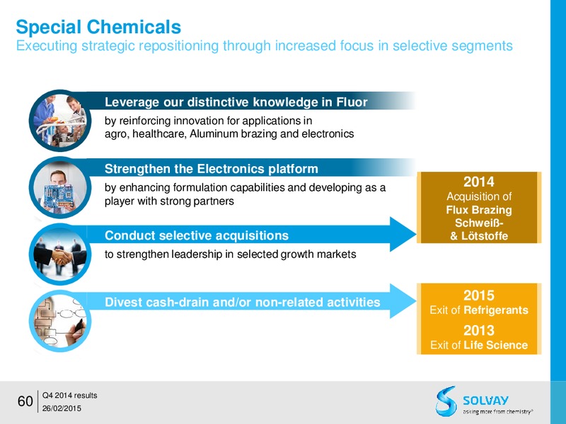 FY 2014 results – Solvay – slide 59