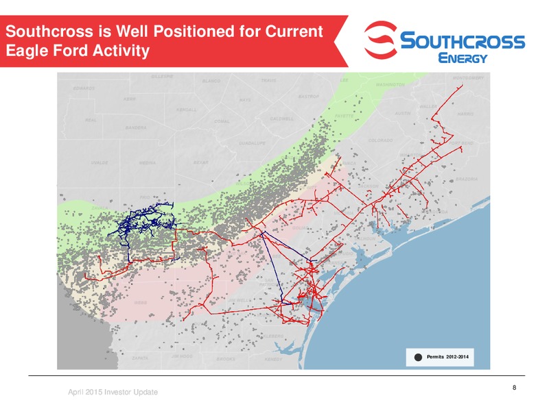 INVESTOR PRESENTATION – Southcross Energy Partners, L.P. – slide 8