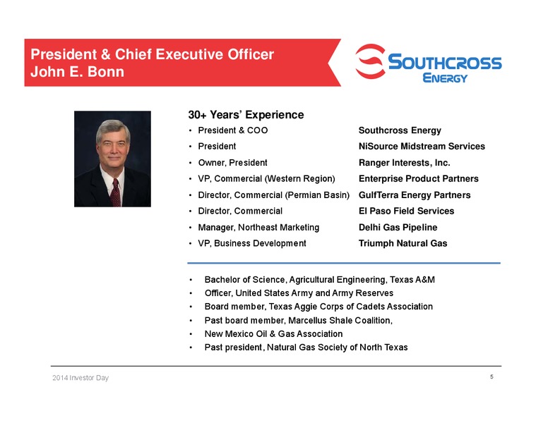 2014 Investor Day – Southcross Energy Partners, L.P. – slide 5