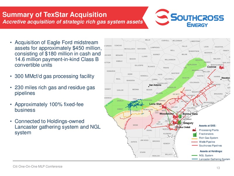 Citi One on One MLP Midstream Infrastructure Conference – Texstar Midstream Services – slide 12