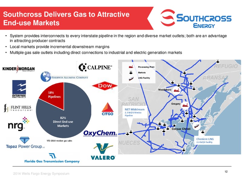Wells Fargo Energy Symposium – Southcross Energy Partners, L.P. – slide 12