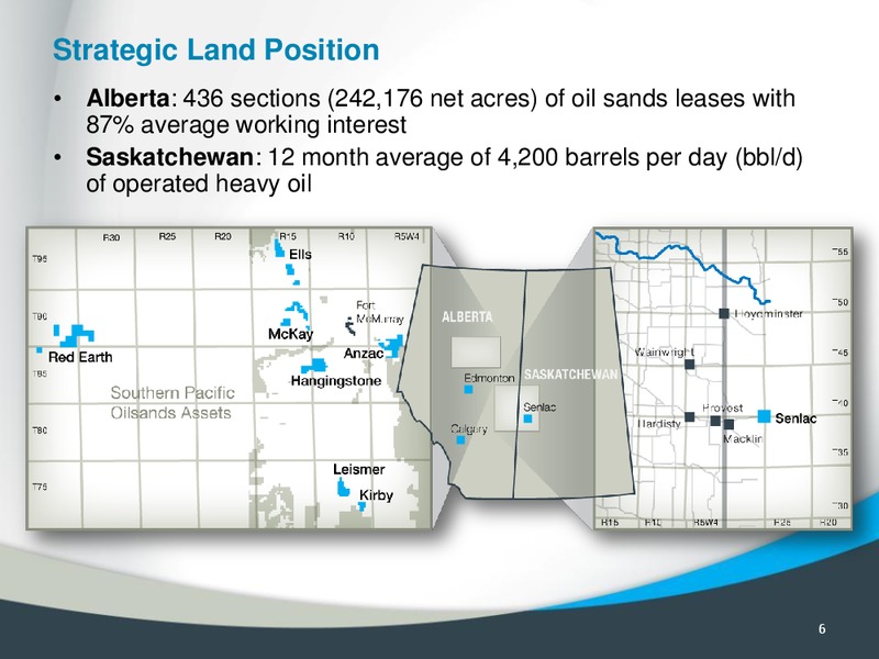 2011 CAPP INVESTMENT SYMPOSIUM – Southern Pacific Resources – slide 5