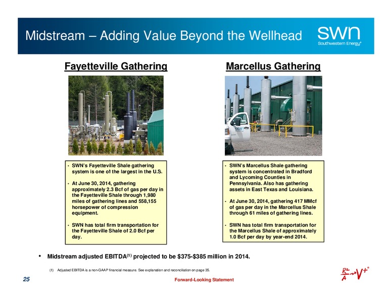 August 2014 Update – Southwestern Energy Co. – slide 25