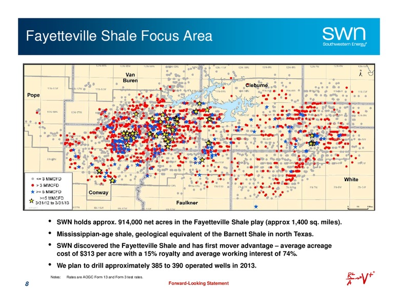 Investor Update – Southwestern Energy Co. – slide 8