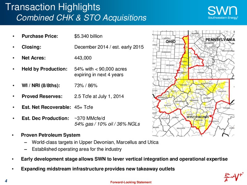 Company Update and Guidance – Southwestern Energy Co. – slide 3