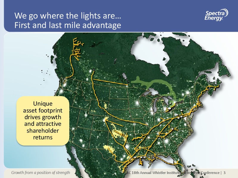 CIBC 18th Annual Whistler Institutional Investor Conference – Spectra Energy Corp. – slide 3