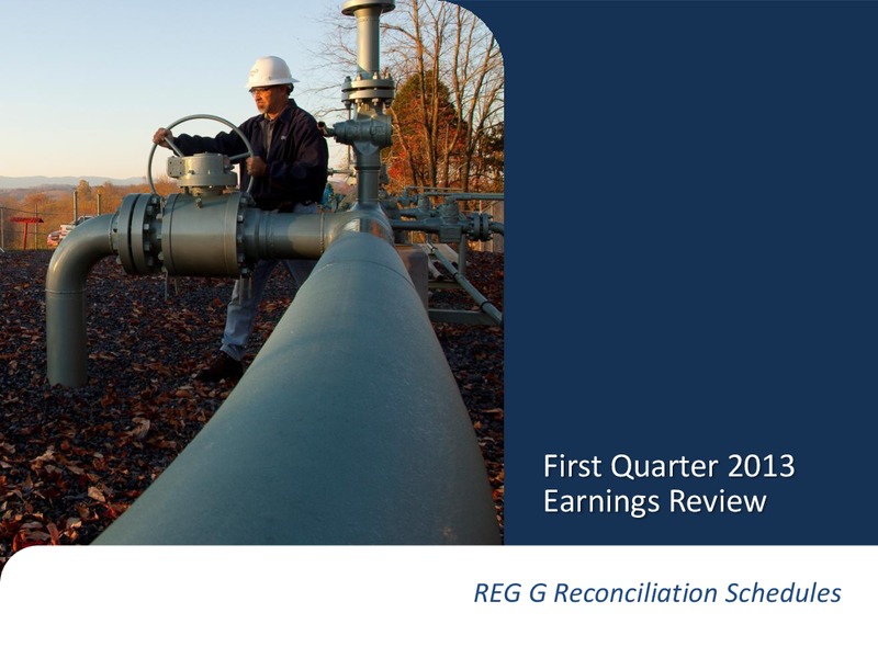 FIRST QUARTER 2013 EARNINGS REVIEW – Spectra Energy Corp. – slide 1