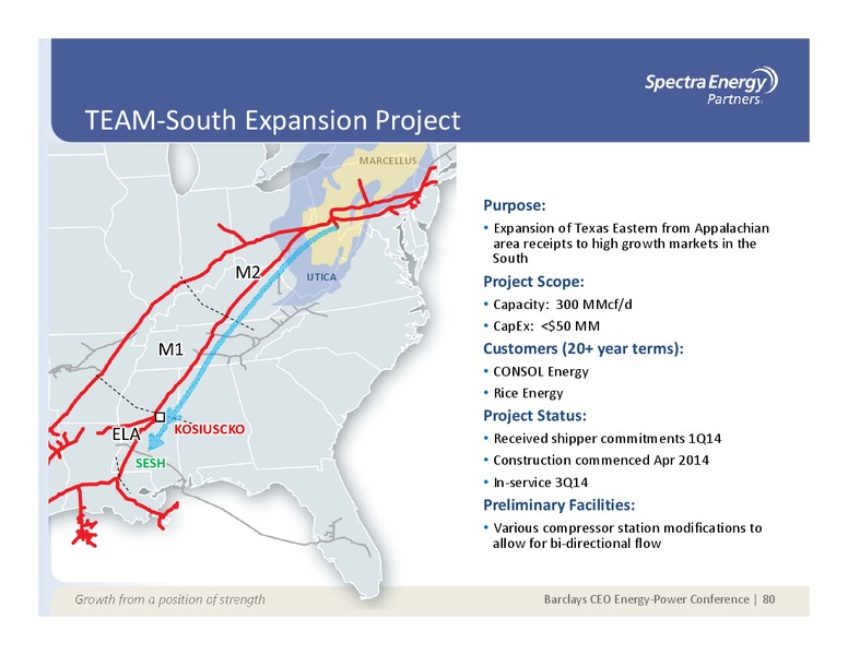 SUPPLEMENTAL INFORMATION APPENDIX – Spectra Energy Corp. – slide 64