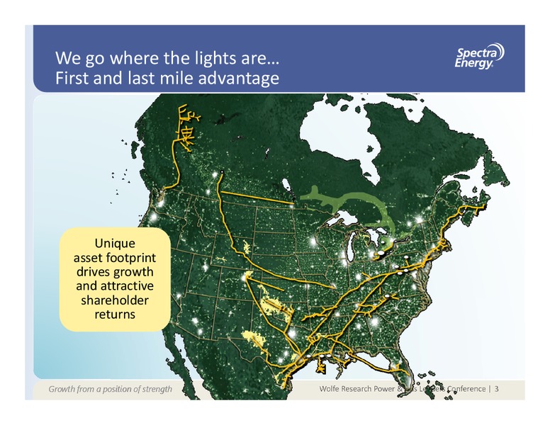 WolfeResearchPower&GasLeaders; Conference – Spectra Energy Corp. – slide 3
