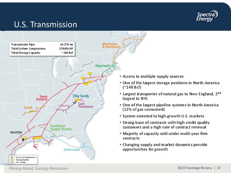 NOVEMBER 2013 CORPORATE PRESENTATION – Spectra Energy Corp. – slide 25