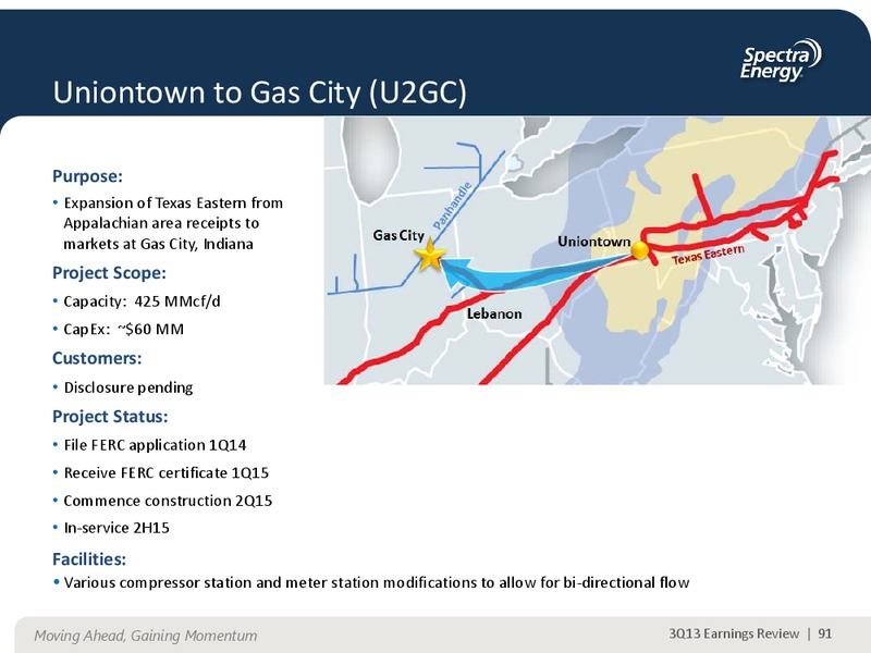 NOVEMBER 2013 CORPORATE PRESENTATION – Spectra Energy Corp. – slide 79