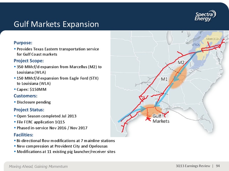NOVEMBER 2013 CORPORATE PRESENTATION – Spectra Energy Corp. – slide 82