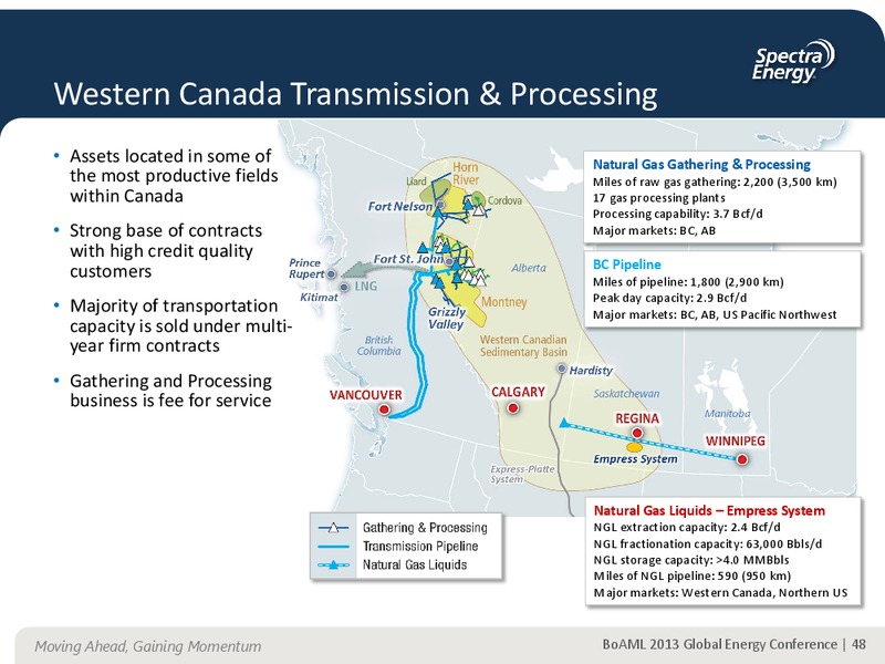 Supplemental Information Appendix – Spectra Energy Corp. – slide 39