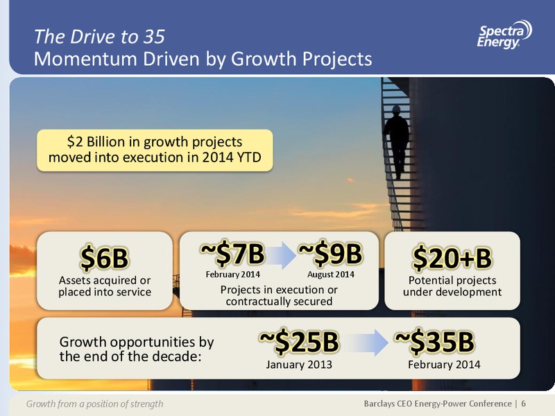 Barclays CEO Energy Power Conference – Spectra Energy Partners, Lp – slide 6