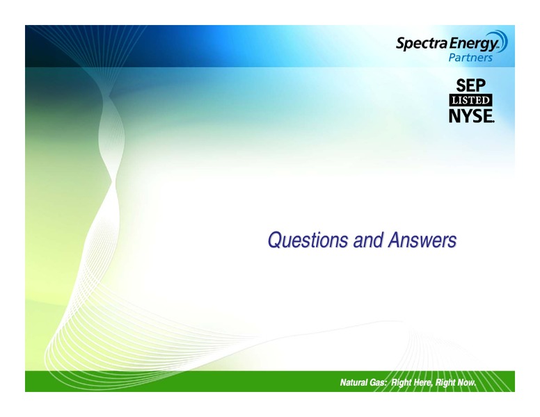 Q4 2009 EARNINGS REVIEW AND 2010 OUTLOOK – Spectra Energy Partners, Lp – slide 19