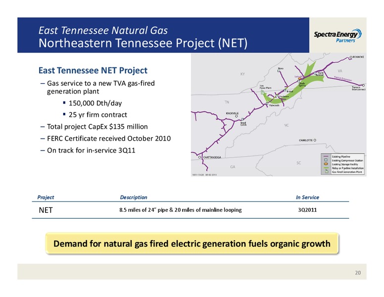 MORGAN STANLEY'S MIDSTREAM ENERGY MLP & DIVERSIFIED NATURAL GAS CORPORATE ACCESS EVENT – Spectra Energy Partners, Lp – slide 20