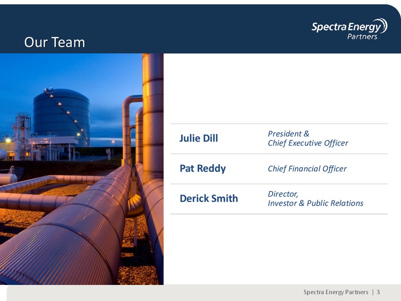 FIRST QUARTER 2013 EARNINGS REVIEW – Spectra Energy Partners, Lp – slide 3