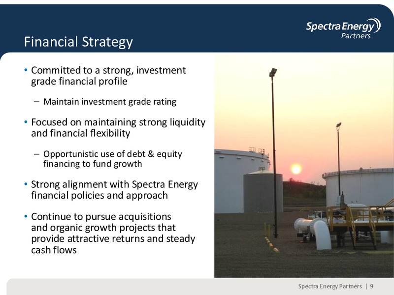 FIRST QUARTER 2013 EARNINGS REVIEW – Spectra Energy Partners, Lp – slide 9