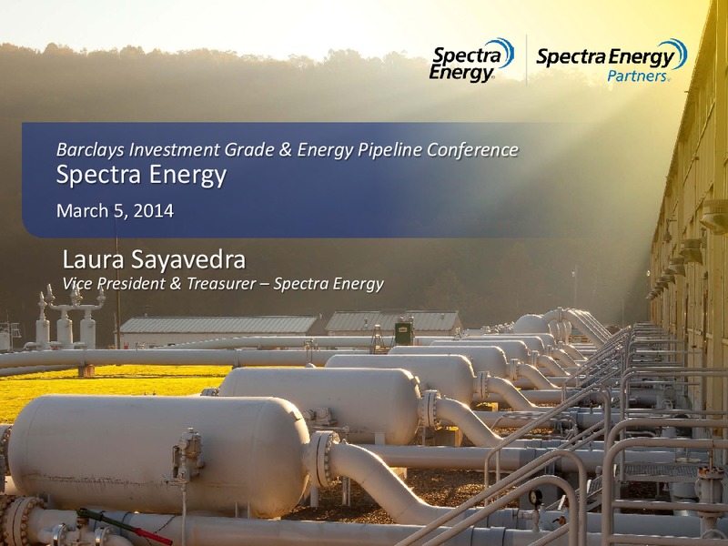 Barclays Investment Grade & Energy Pipeline Conference – Spectra Energy Partners, Lp – slide 1