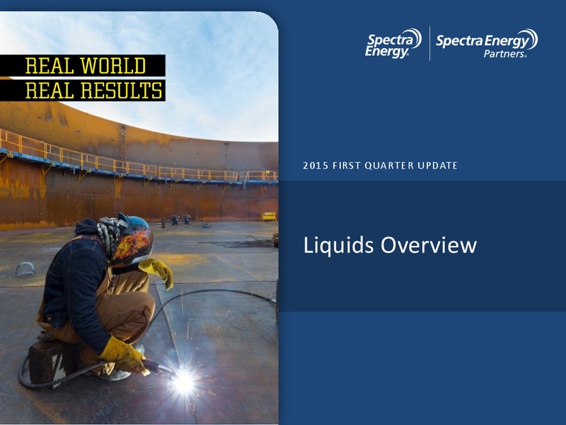 Q1 2015 OPERATIONS UPDATE – Spectra Energy Partners, Lp – slide 23