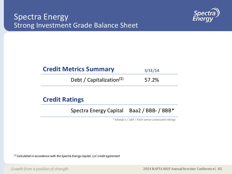 MAY 2014 CORPORATE PRESENTATION – Spectra Energy Partners, Lp – slide 70