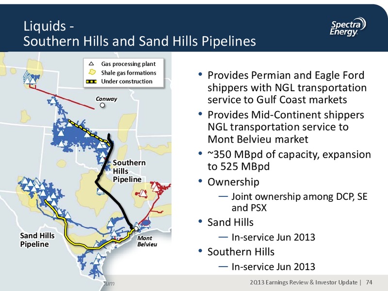AUGUST 2013 CORPORATE PRESENTATION – Spectra Energy Partners, Lp – slide 58