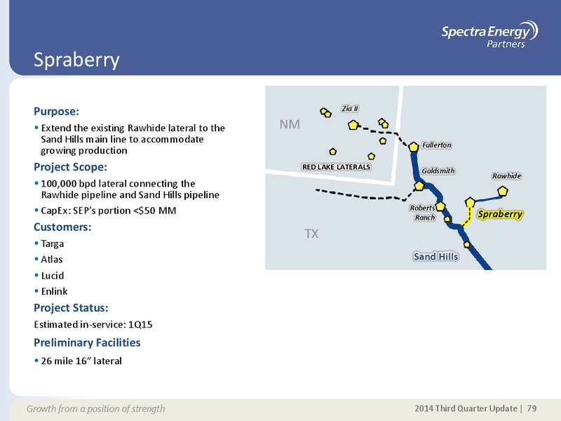 Q3 2014 EARNINGS CALL – Spectra Energy Partners, Lp – slide 69