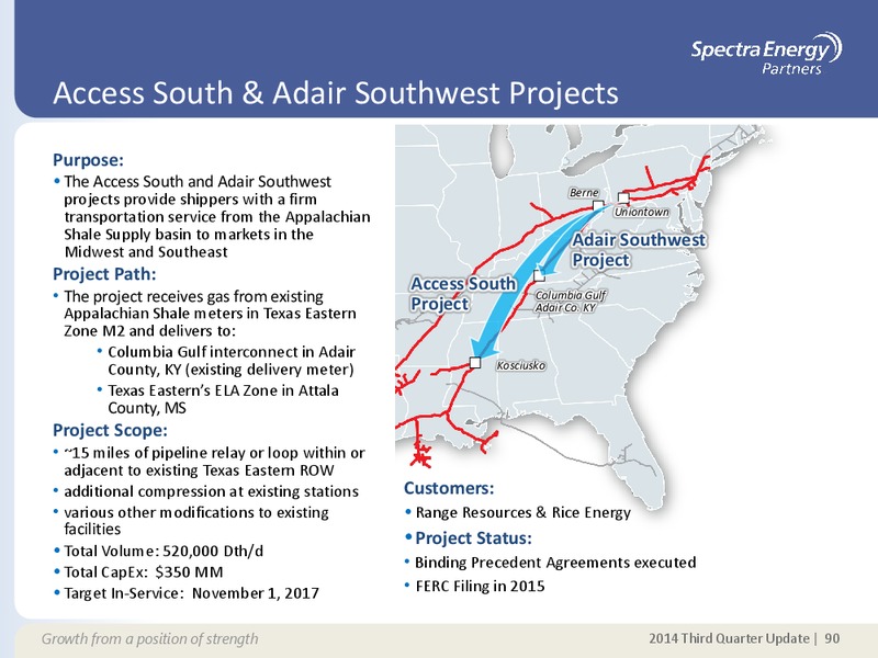 Q3 2014 EARNINGS CALL – Spectra Energy Partners, Lp – slide 80
