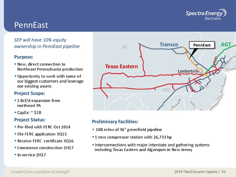 Q3 2014 EARNINGS CALL – Spectra Energy Partners, Lp – slide 81