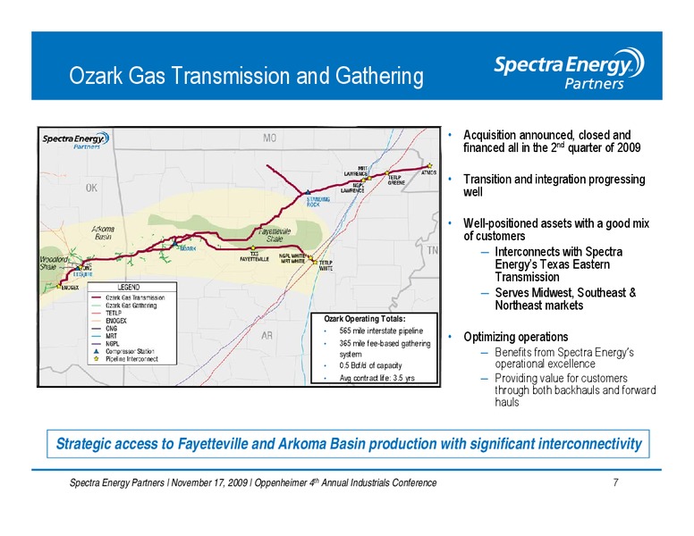 INVESTOR PRESENTATION – Spectra Energy Partners, Lp – slide 8