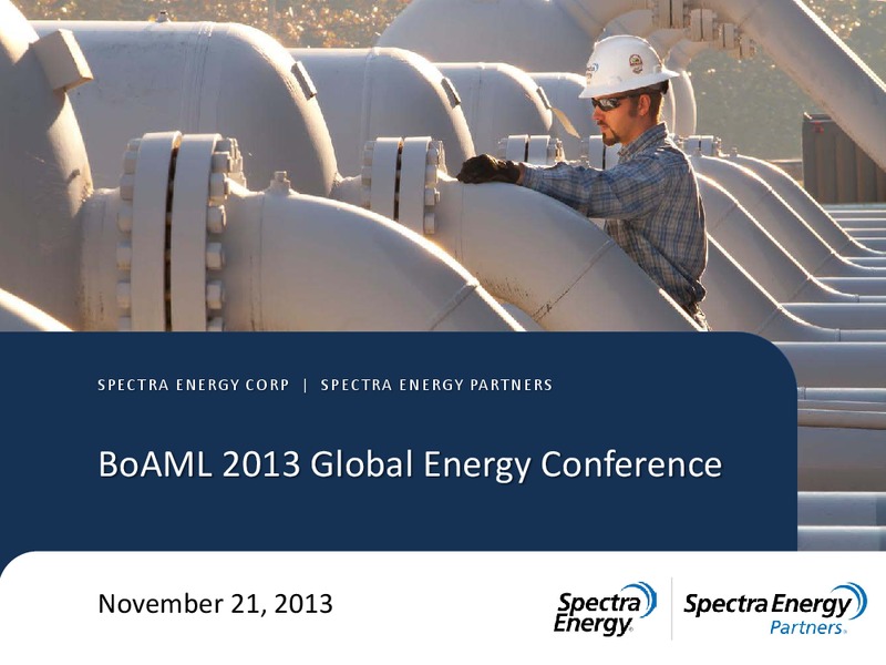 BOAML 2013 GLOBAL ENERGY CONFERENCE – Spectra Energy Partners, Lp – slide 1